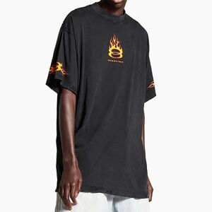 Balenciaga Burning Unity Oversized T-Shirt